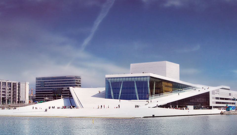 Oslo Oper - ein treibender Eisberg